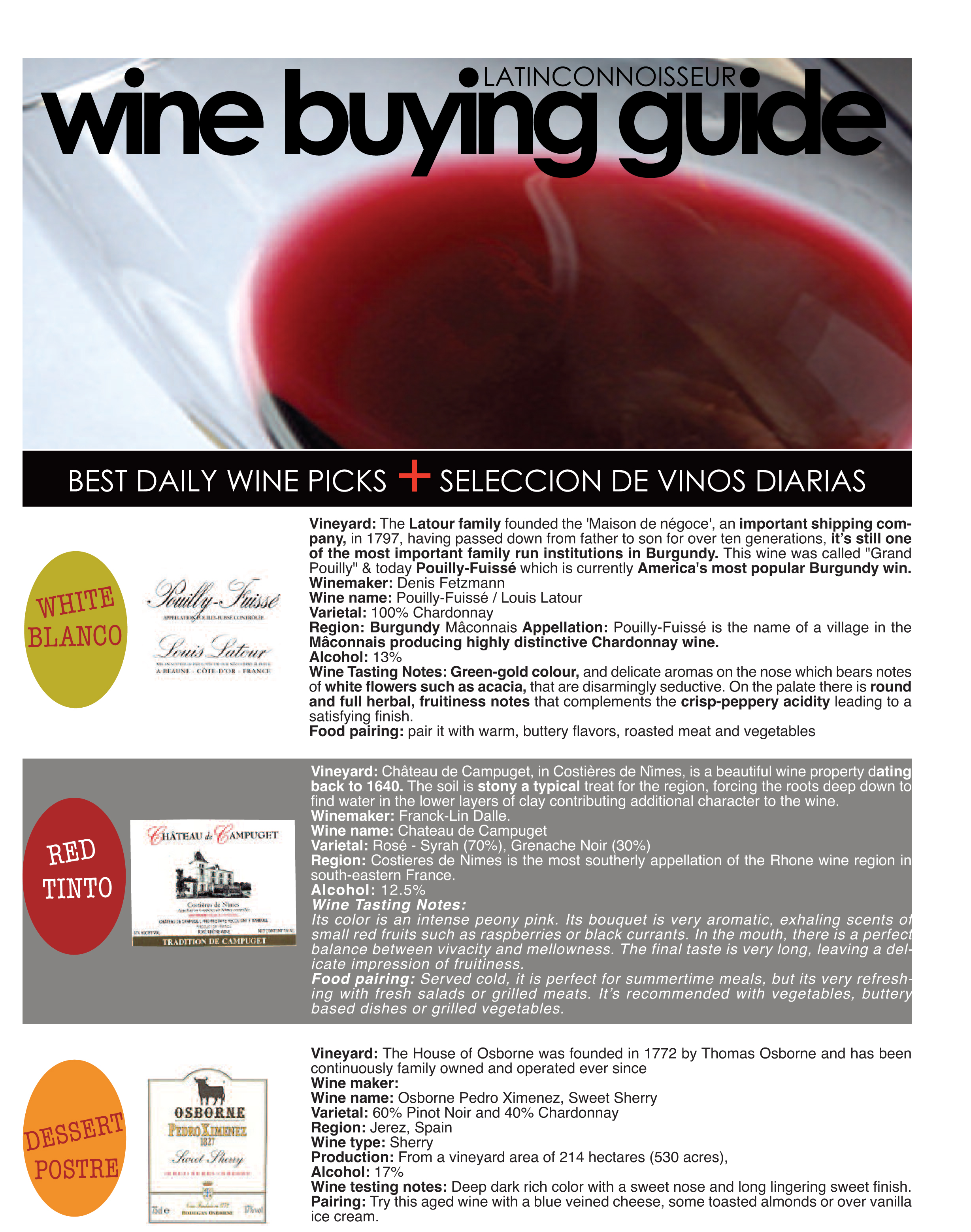 BST DAILY WINEPICKS